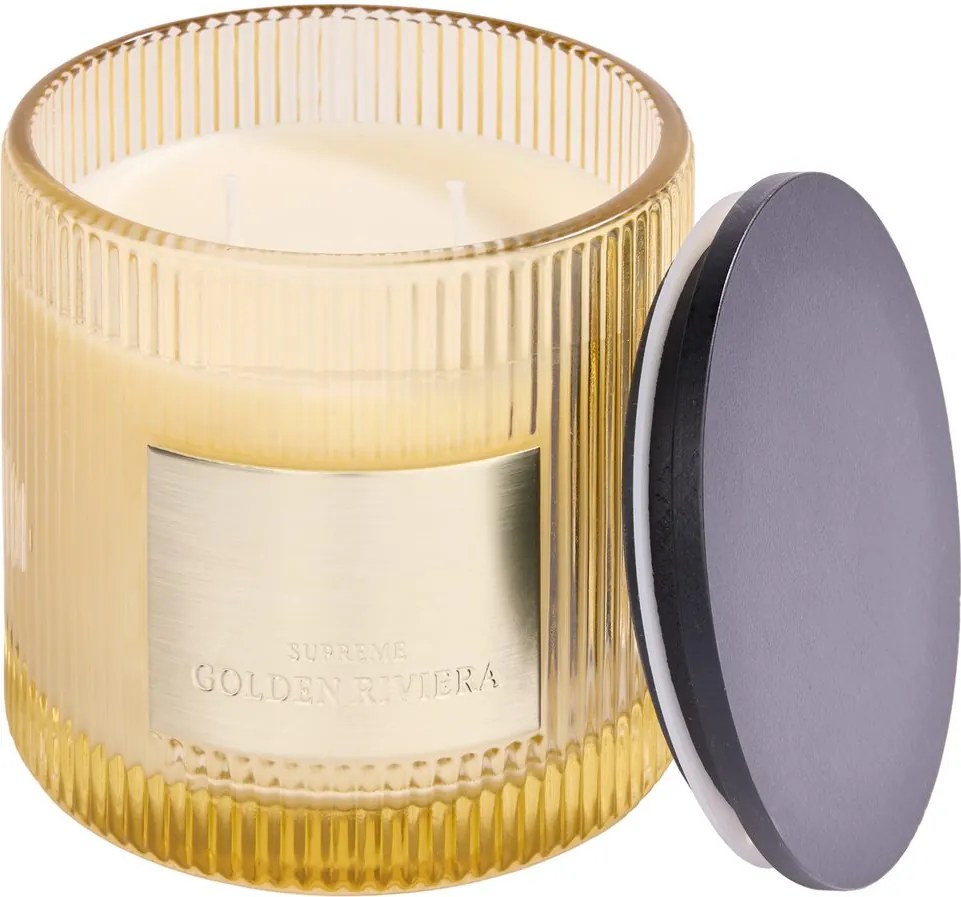 SUPREME szójaviasz illatgyertya Golden Riviera 370g