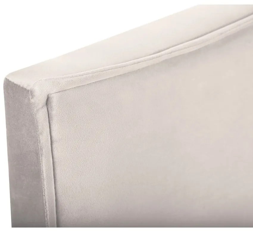 Krémszínű ágytámla 140x120 cm Natalia – Milo Casa