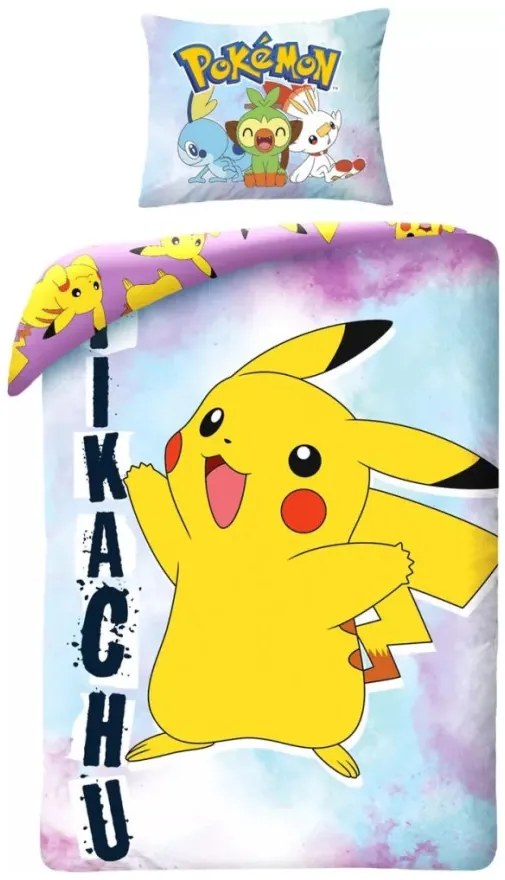 Pokémon Tie-dye ágyneműhuzat 140×200cm, 70×90 cm
