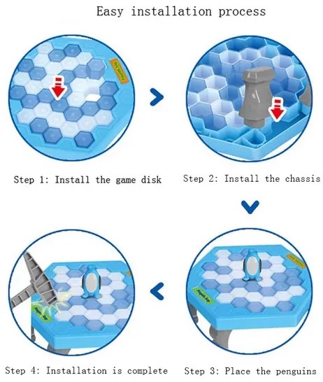 Zaparkorun Pingvin a jégen - társasjáték