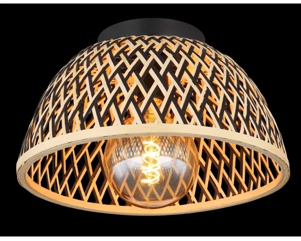 Globo 15767D - Felületre szerelhető csillár COLLY 1xE27/15W/230V bambusz