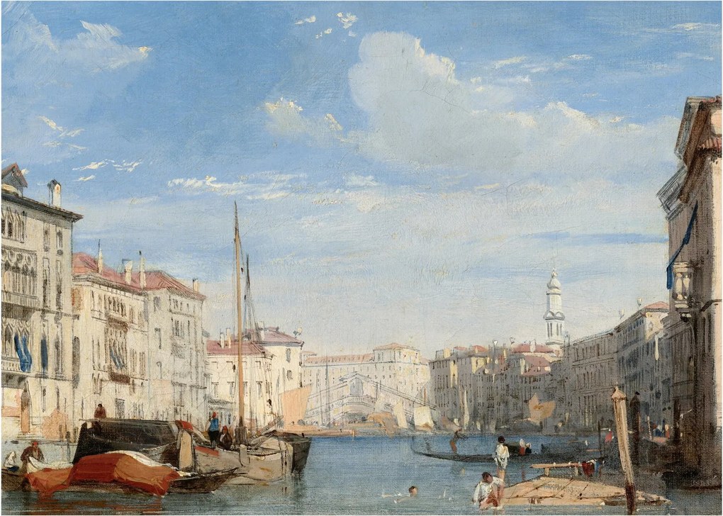 Kép - Richard Parkes Bonington, The Grand Canal, reprodukciók (70x50 cm)