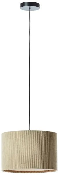 Brilliant - Csillár zsinóron TONY 1xE27/20W/230V átm. 35 cm barna