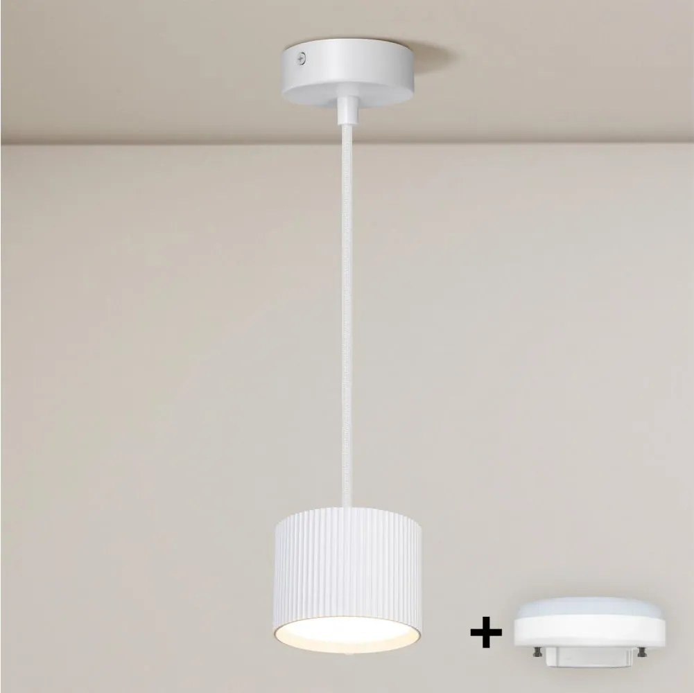 BRILAGI - LED RGB dimmelhető kábelcsillár STRIPY 1xGX53/14W/230V pr. 82 mm Wi-Fi Tuya fehér