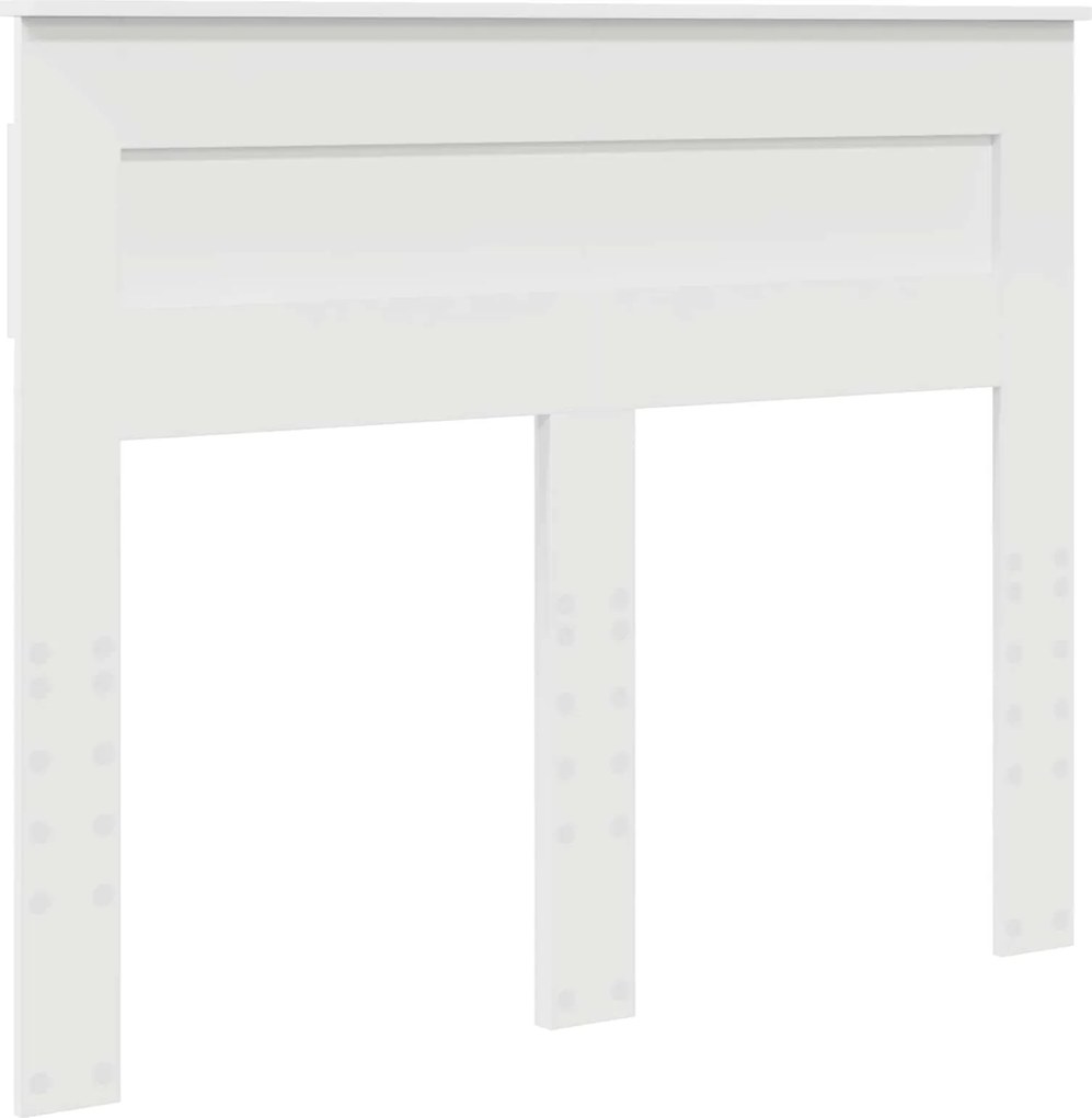 vidaXL Fejtámla Fehér 135 cm Faanyag