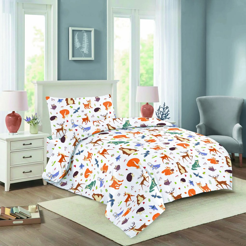 Lesanka pamut ágyneműhuzat 200x140cm+90x70cm TiaHome
