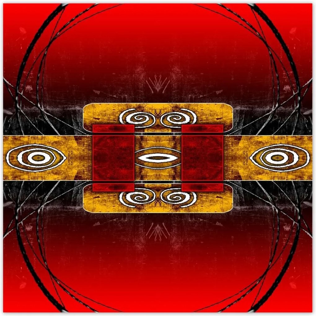 Poszterek 140x140 Kör alakú fantázia