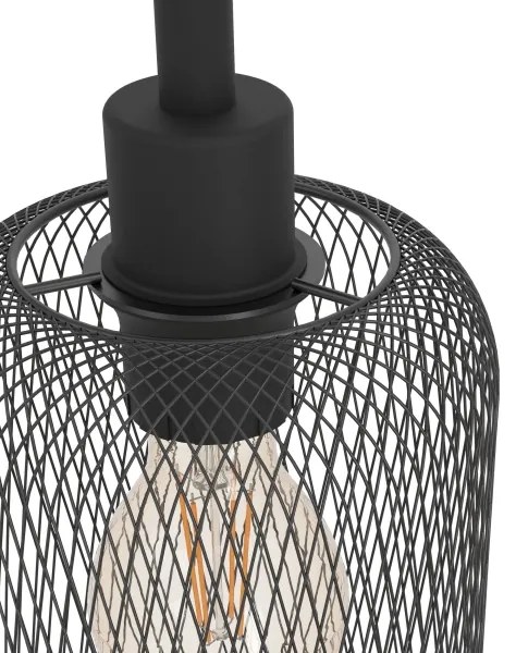 Eglo 43334 - Csillár zsinóron WRINGTON 5xE27/60W/230V