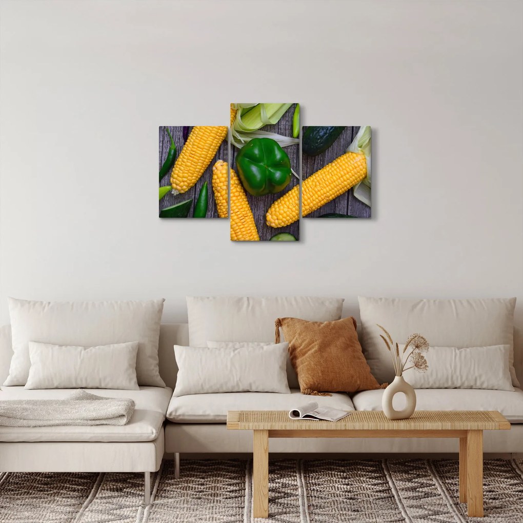 Zöldség képe (90x60 cm)