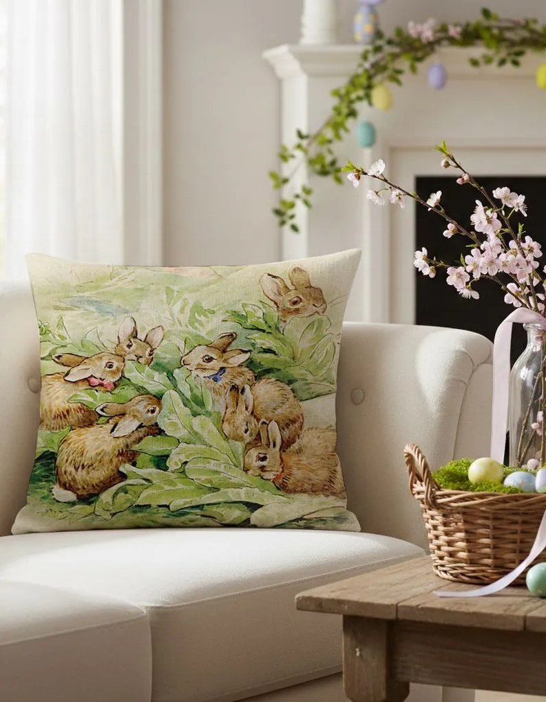 Pillow 0015 húsvéti díszpárnahuzat 43 × 43 cm