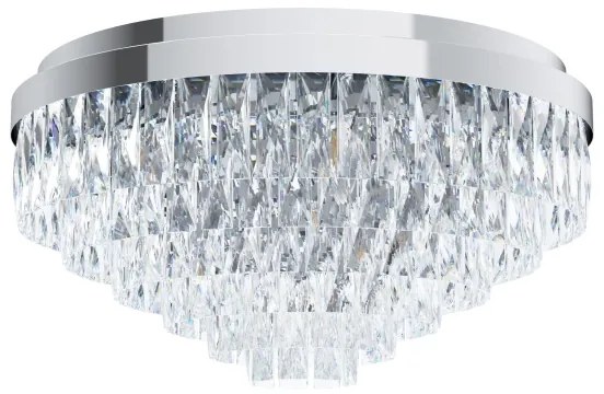 Eglo 39491 - Mennyezeti lámpa VALPARAISO 11xE14/40W/230V fényezett króm