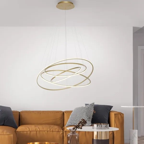 Paul Neuhaus 2124-60 - LED Dimmelhető csillár zsinóron TESSARA LED/97W/230V + távirányító