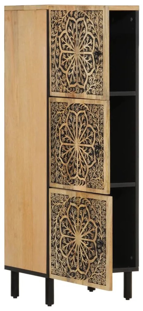 tömör mangófa tálalószekrény 40 x 33 x 110 cm