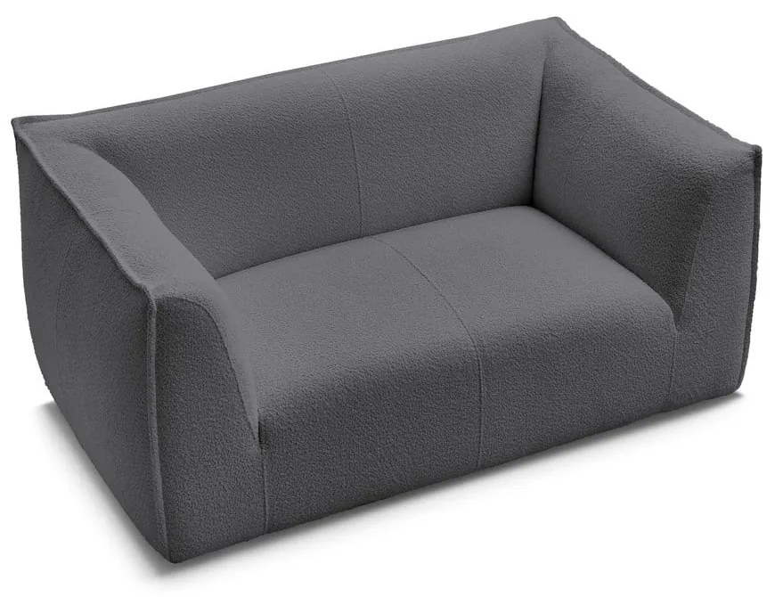 Sötétszürke buklé kanapé 170 cm Giorgia – Bobochic Paris