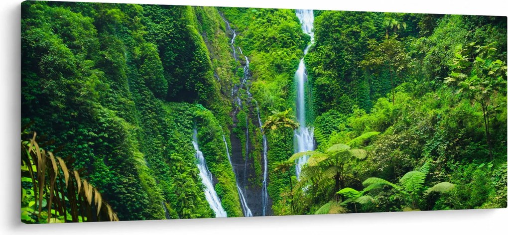 Kép - Madakaripura vízesések, Kelet-Jáva, Indonézia (120x50 cm)
