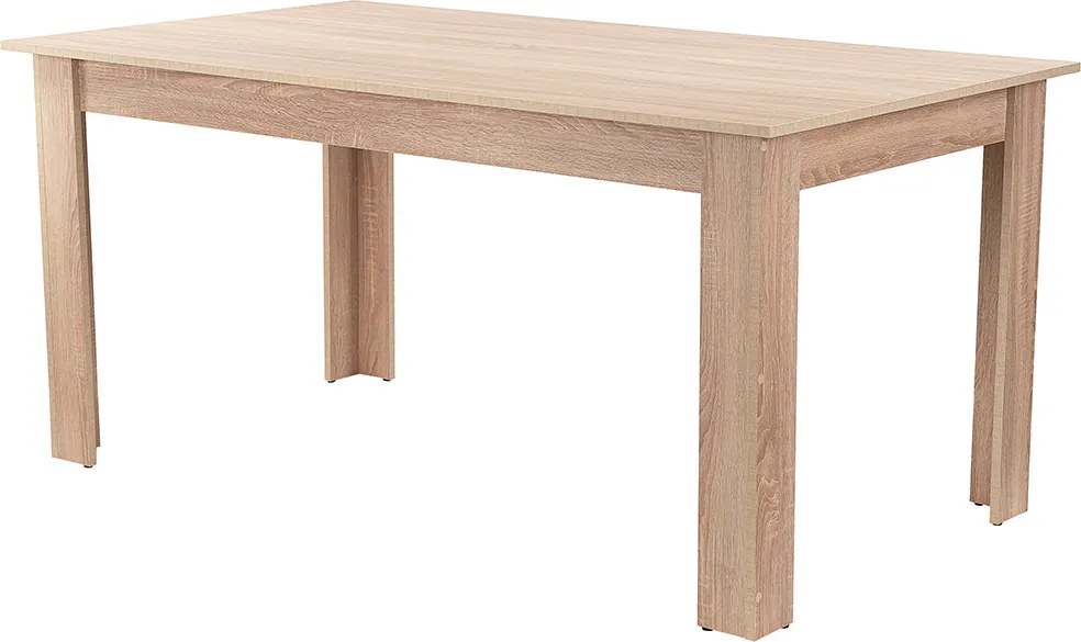 Yorki Standard étkezőasztal 160x90 cm sonoma tölgy