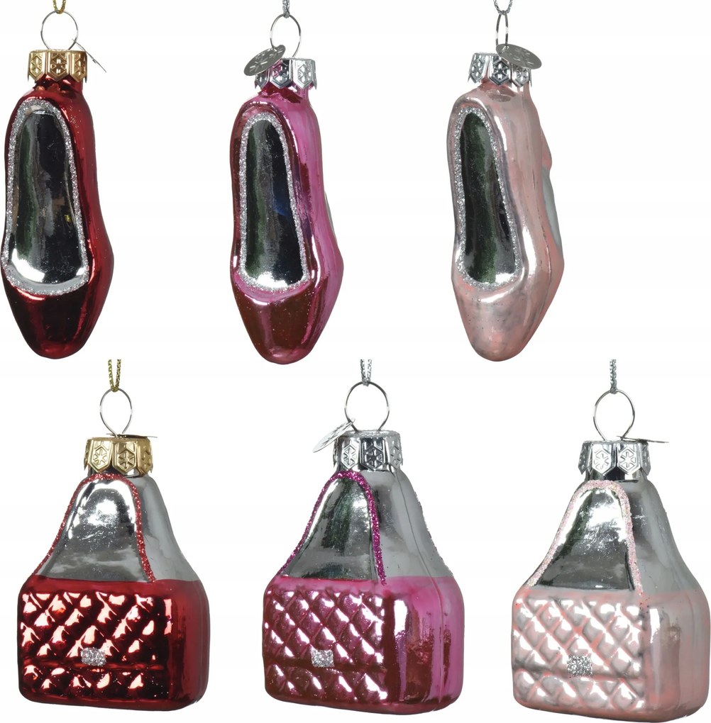 Bomba karácsonyi dekoráció karácsonyfa üveg kézitáska