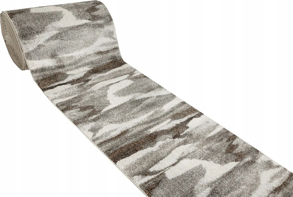 Futószőnyeg Szőnyeg Puha Barna Szürke 100cm Széles Méretre Ponte Nappaliba