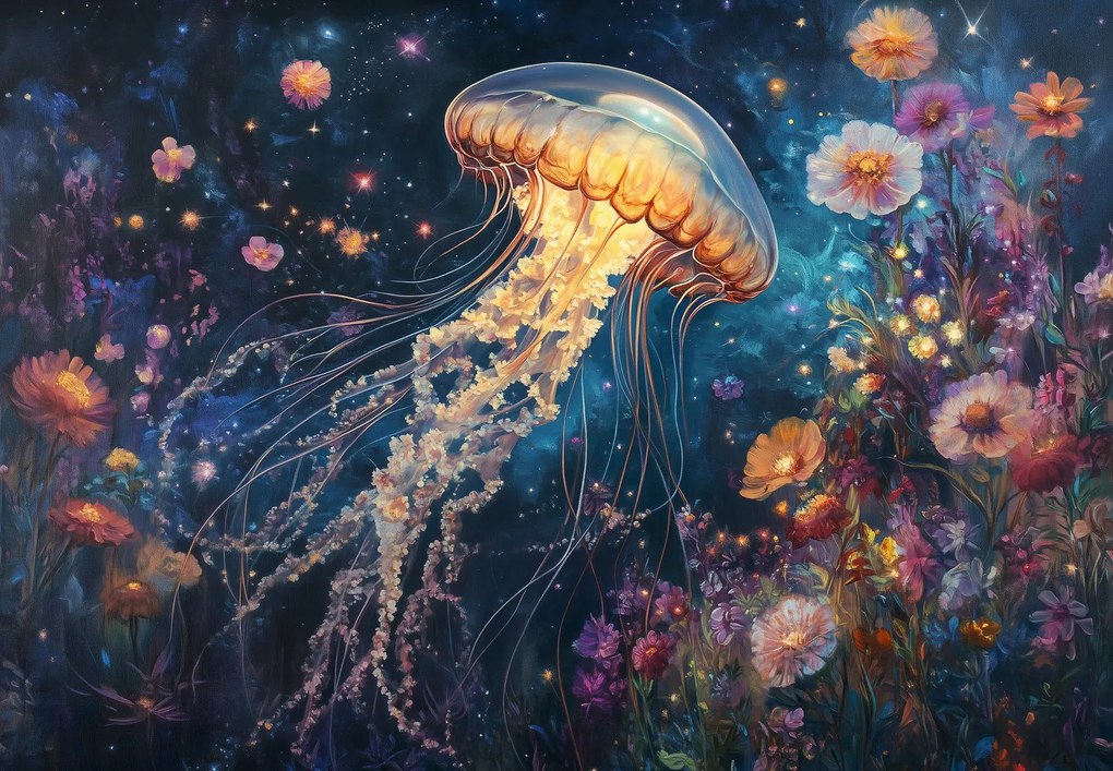 Fotótapéta - Varázslatos medúza (147x102 cm)