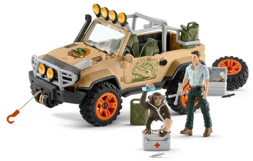 Schleich 42410 4 x 4 Terepjáró csörlővel