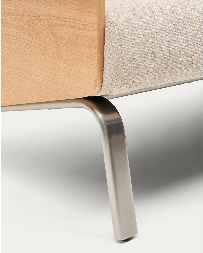 Bézs zsenília kanapé 165 cm Amsen – Kave Home