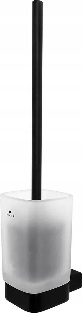 Nimco Kibo fekete WC-kefe, WC-kefe, üvegtartály Ki-14094CN-90