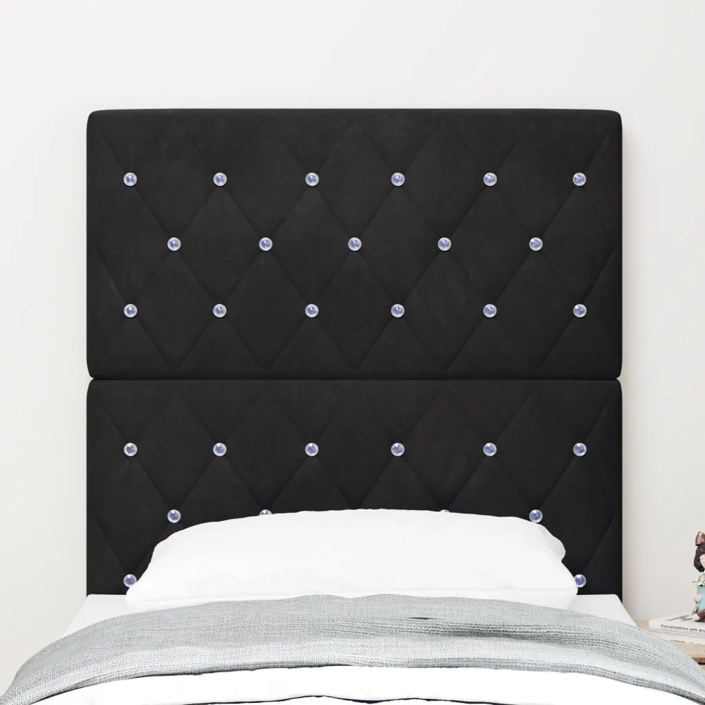 LED fejvég fekete 80 cm velúr