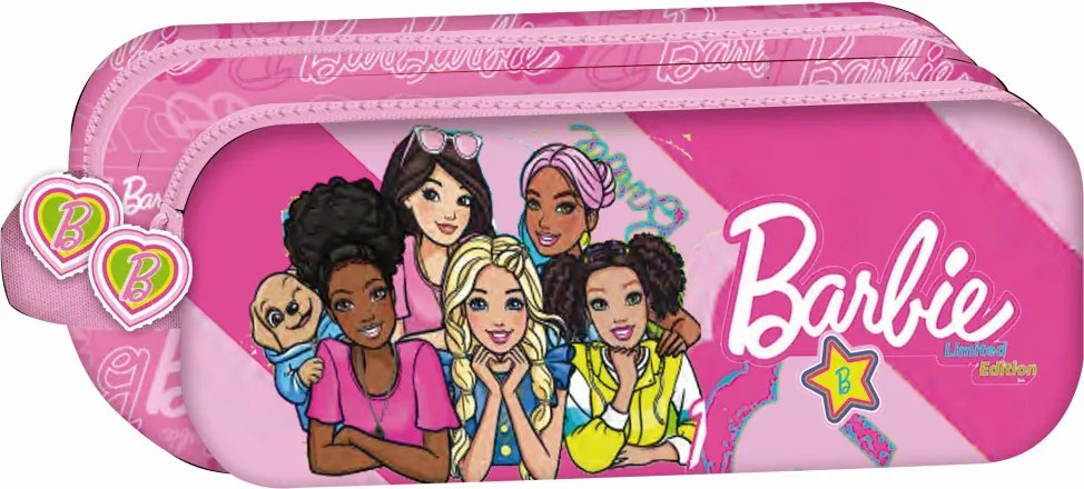 Barbie Dream Squad 2 rekeszes tolltartó 23 cm