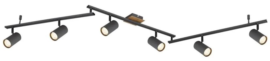 Globo 57910-6G - spotlámpa ROBBY 6xGU10/35W/230V antracit
