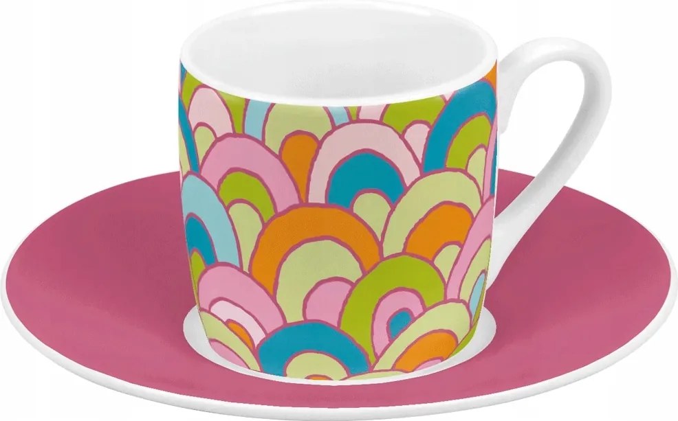 4 db-os eszpresszó csésze szett Spring Time Könitz