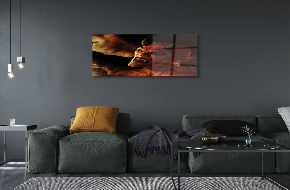 Üvegképek Ördög 120x60cm