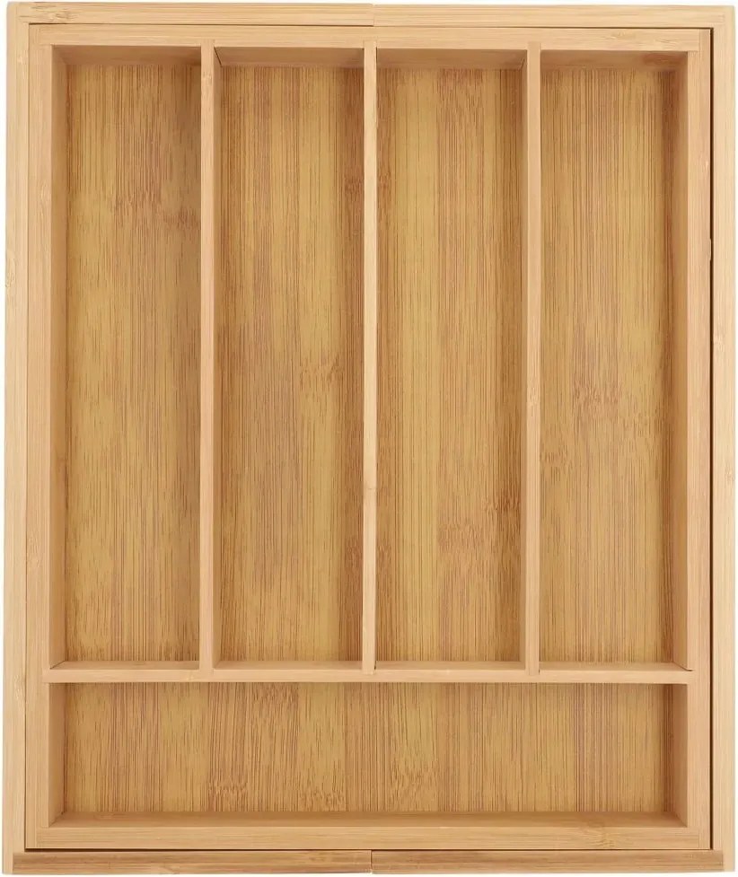 Bambou evőeszköztartó fiókbetét 37x31 cm Homla