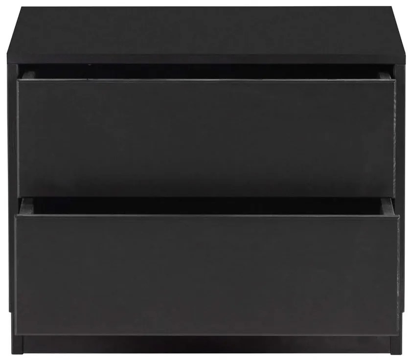 Fekete borovi fenyő nappali bútor szett 206x40 cm Finca – WOOOD