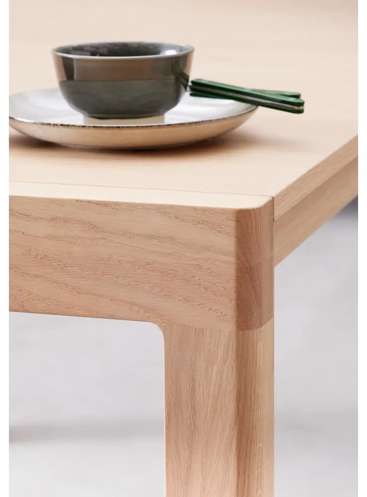 Bővíthető étkezőasztal hosszabbító asztallappal, tölgyfa dekorral 96x220 cm Join – Hammel Furniture