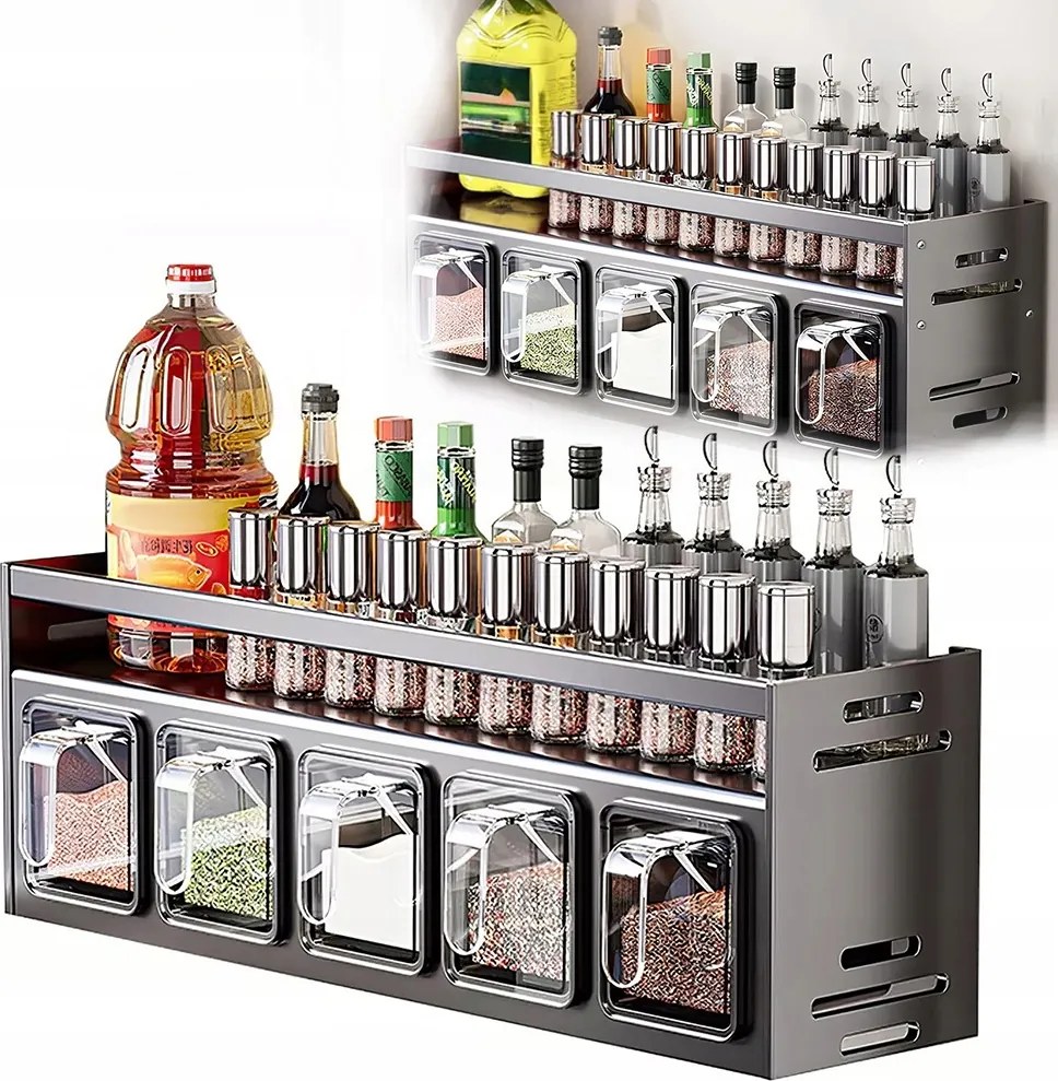 Fűszertartó állvány 5 tárolóval