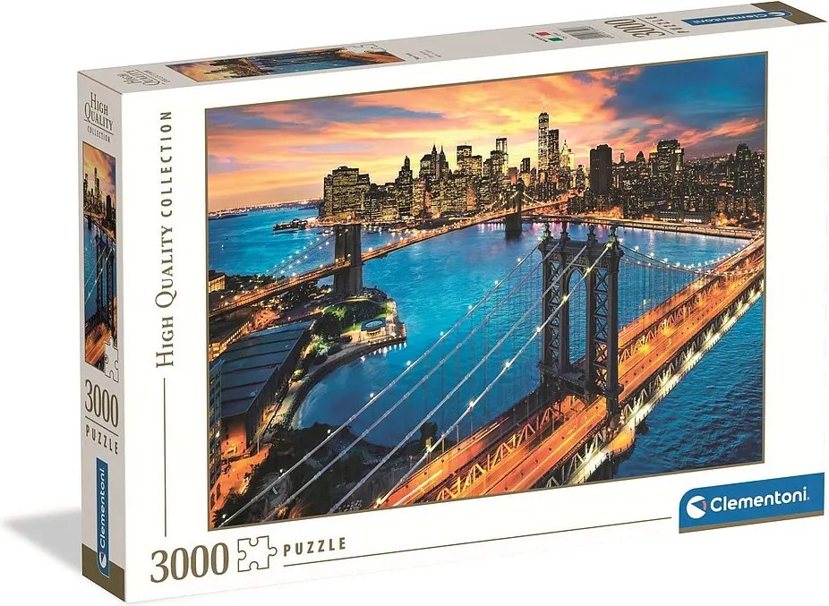 New York Bridges 3000 db-os puzzle Clementoni