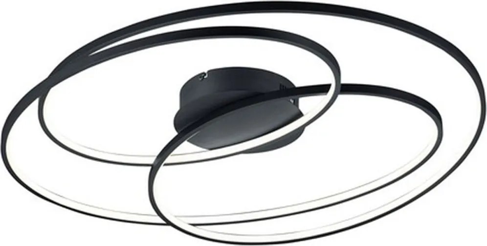 TRIO 673918032 GALE Modern LED Mennyezeti Lámpa Fekete LED IP20