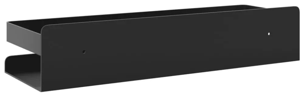 csiszolt 304 rozsdamentes acél matt fekete zuhanypolc 30x10x6cm