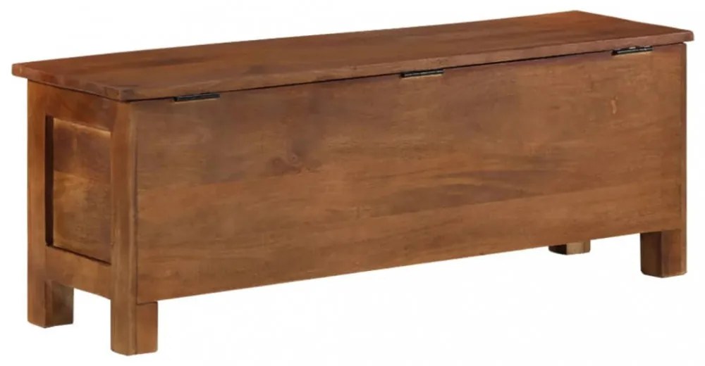 tömör mangófa tárolóláda 110 x 30 x 40 cm