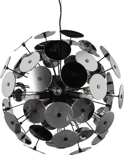 Matt fekete függőlámpa Discalgo – Trio