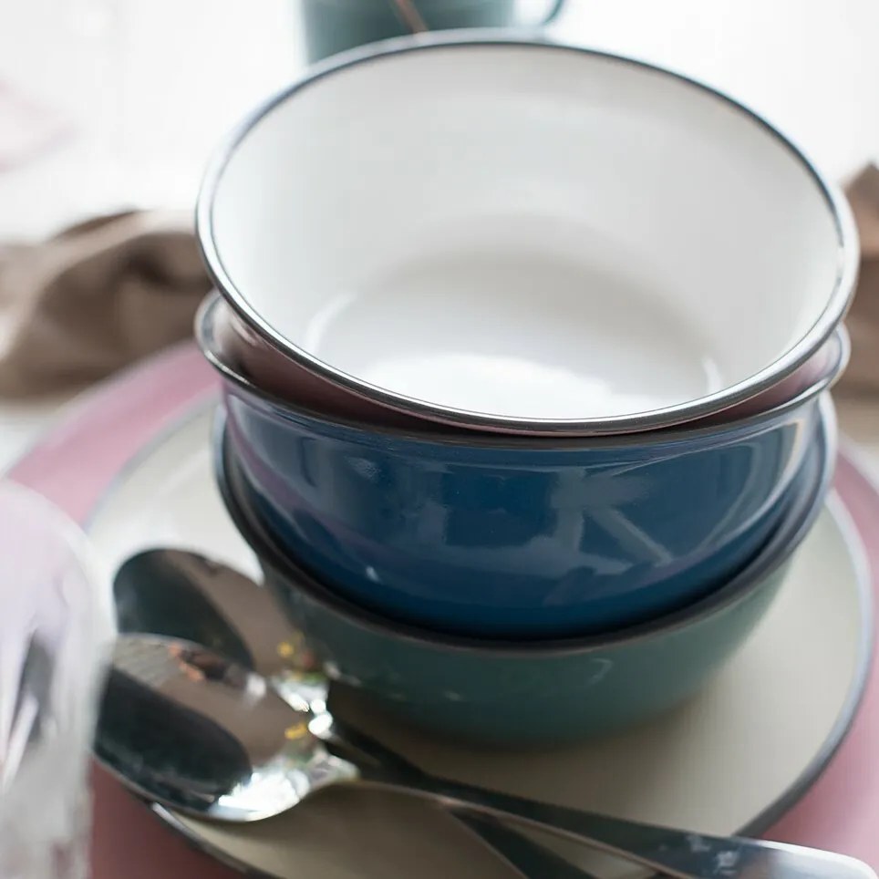 Mäser 16 darabos MAILA étkészlet – petróleum mix