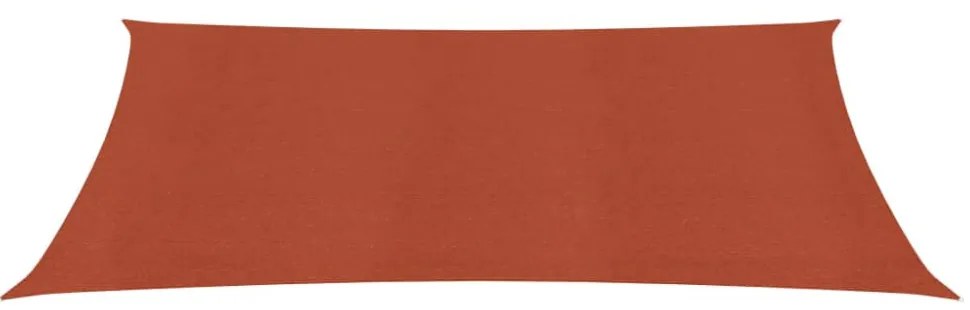 terrakotta HDPE napvitorla 160 g/m² 2 x 3,5 m
