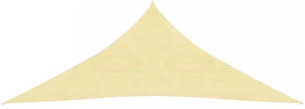 bézs HDPE napvitorla 160 g/m² 3 x 3 x 3 m