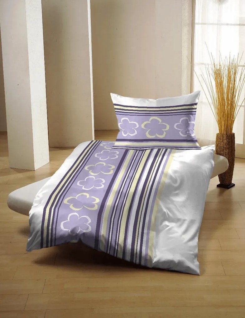 Pamut ágynemű KELOPA lila Ágyneműhuzat mérete: 70 x 90 cm | 140 x 200 cm