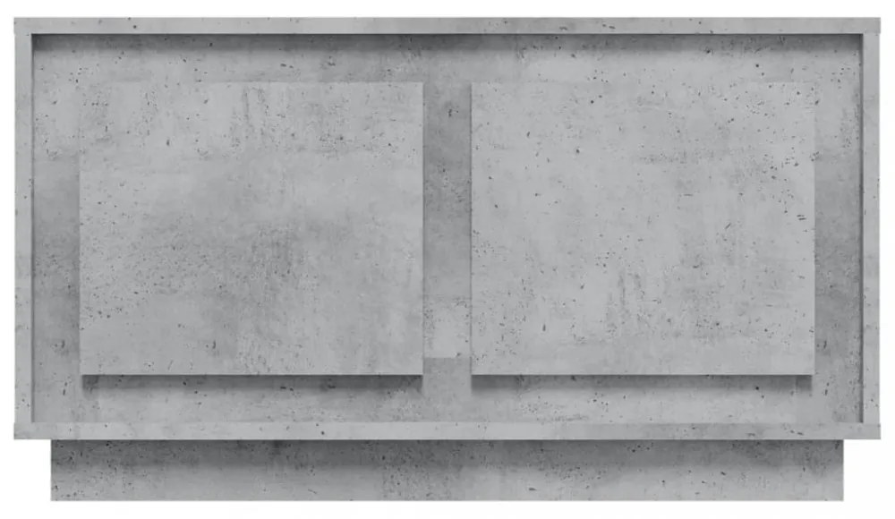 betonszürke szerelt fa TV-szekrény 80x35x45 cm
