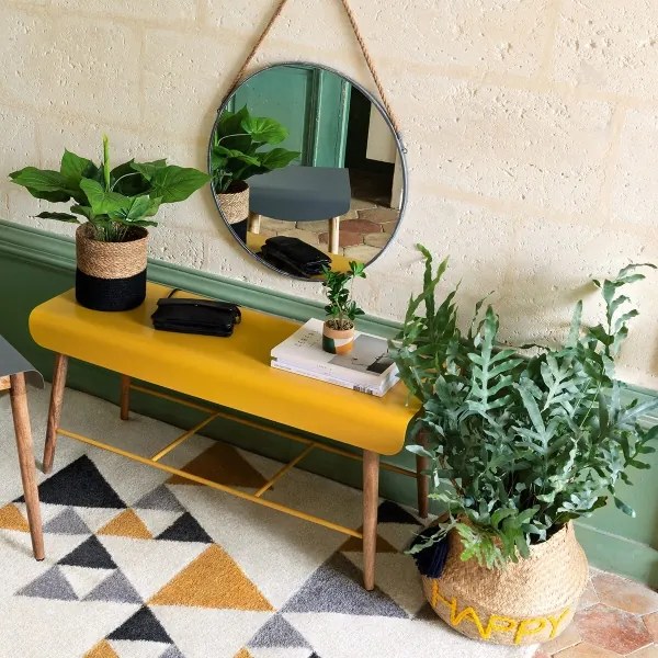 Atmosphera - Fali tükör EDEN átm. 38 cm fekete