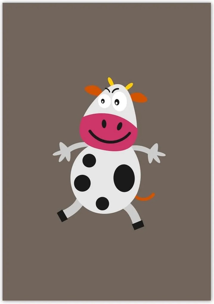 Poszterek 70x100 Vidám tehén