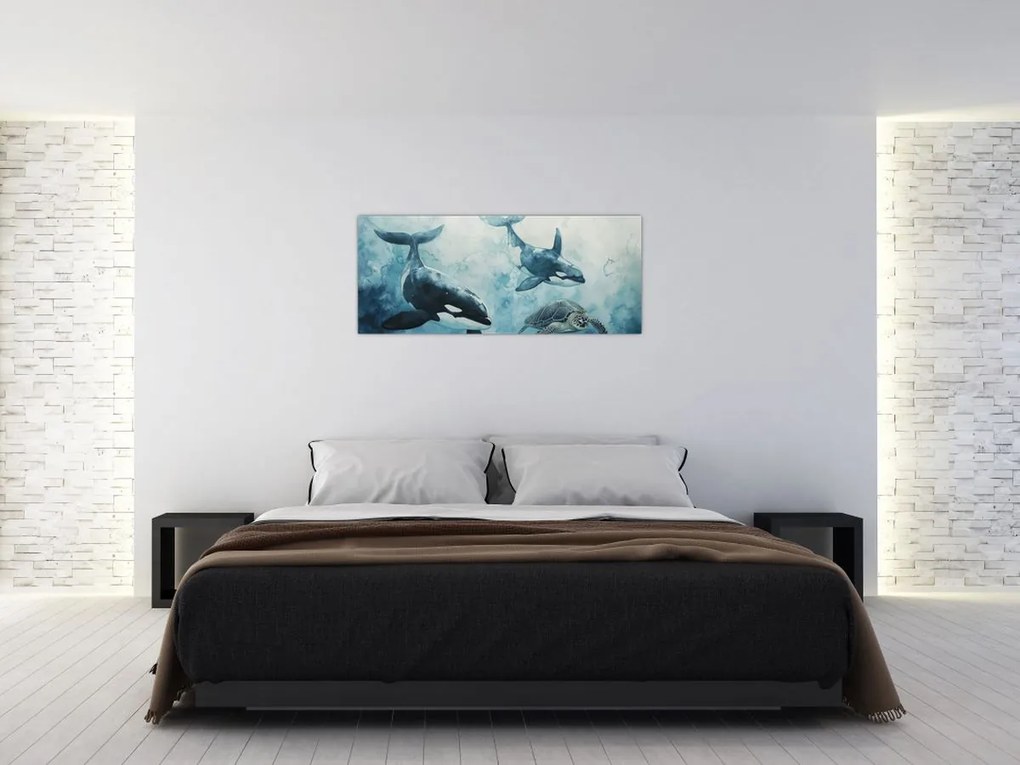 Kép - Víz alatti festmény (120x50 cm)