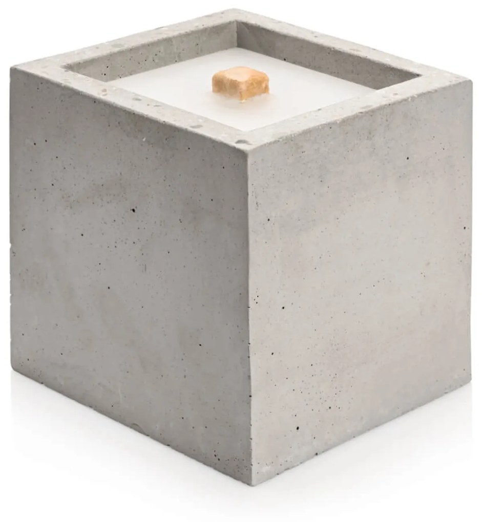 Beton lámpás 13x13 cm szürke