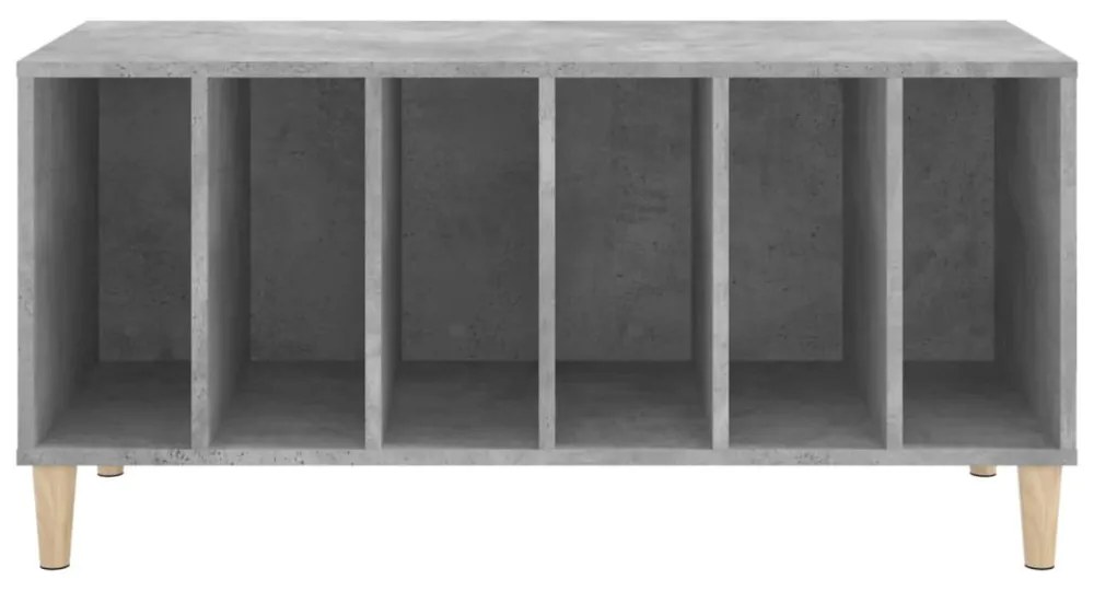betonszürke szerelt fa hanglemezszekrény 100 x 38 x 48 cm